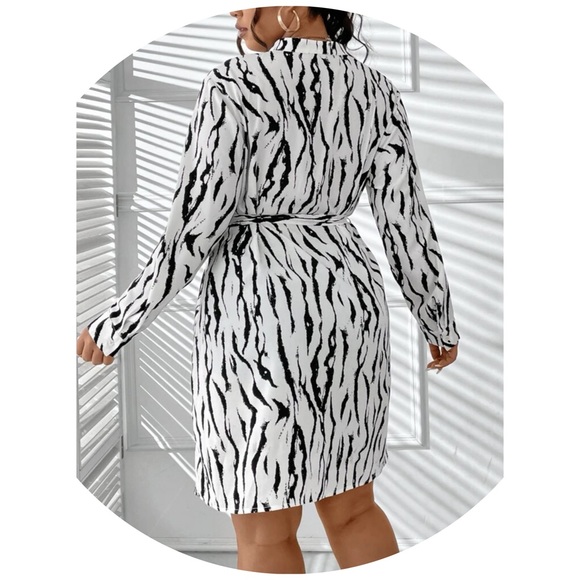 Belted Shirt Dress - Size 4XL (20) - Picture 2 of 6